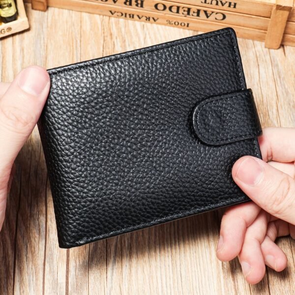 Leather Wallet Men's First Layer Cowhide Coin Purse - Image 6