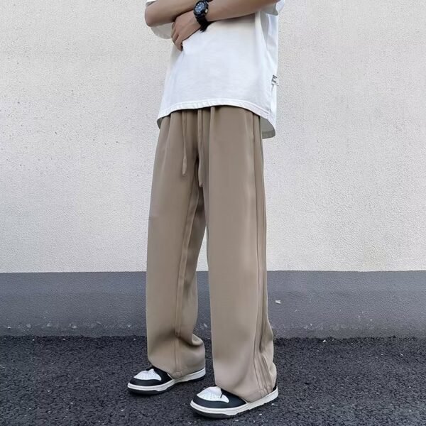 GenZ Loose Straight Wide-leg Pants For Men