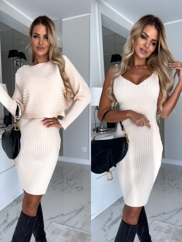 Stylish 2-Piece Women's Stripe Suit Slim Fit for Autumn & Winter - Image 7