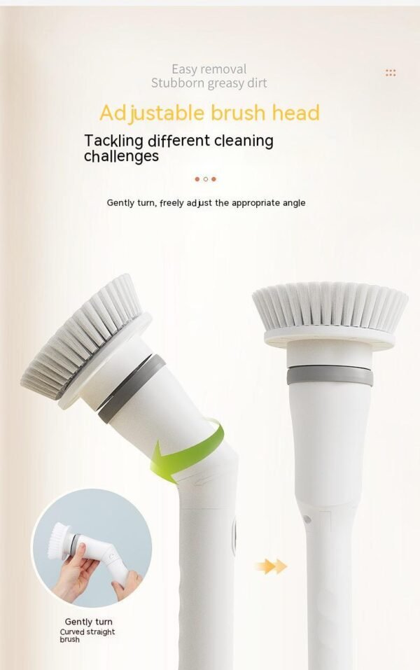 Telescopic Electric Scrubber Easy Wall & Floor Cleaning - Image 4