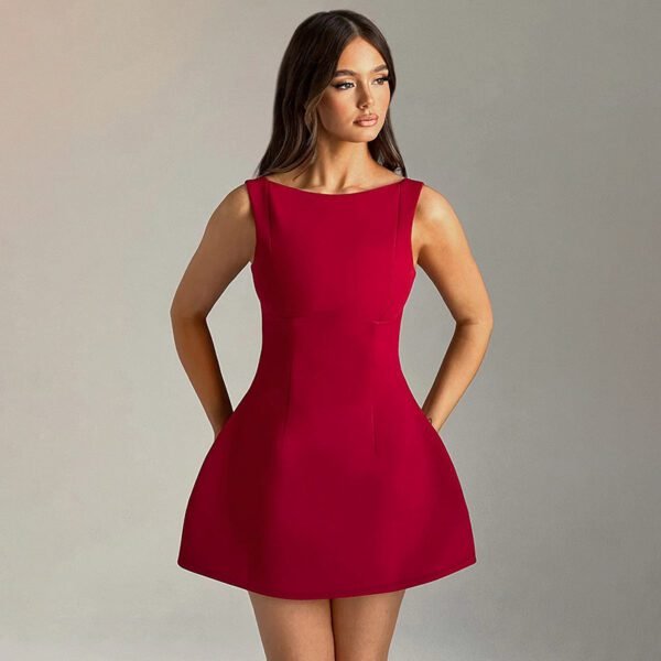 Sexy Backless Sleeveless Dress – Slim Fit Summer Fashion - Image 8