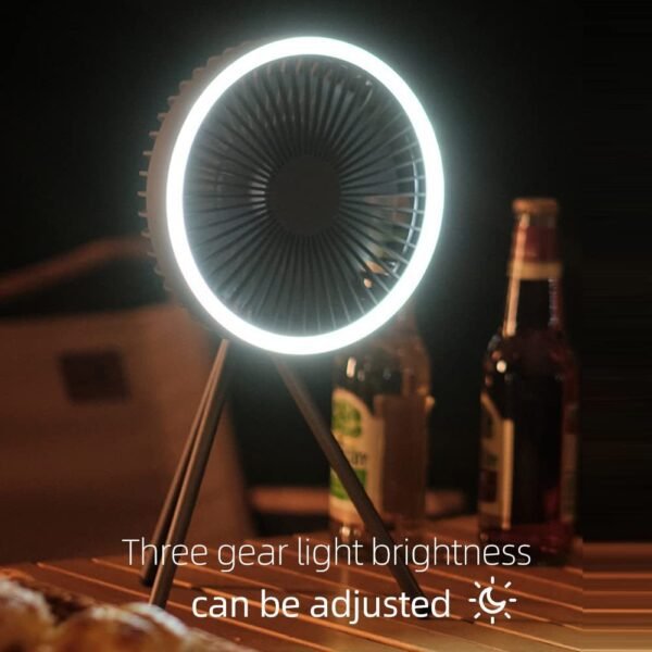 Hanging Dual-purpose Tripod Outdoor Fan Light USB Camping Tent Portable Small Ceiling Fan Camping Fan - Image 9