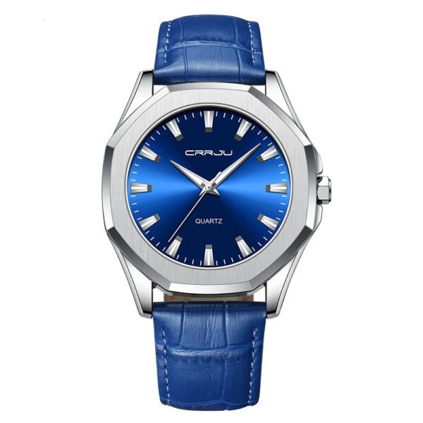 Simple Waterproof Round Casual Quartz Watch – Everyday Style, Reliable Performance - Image 2